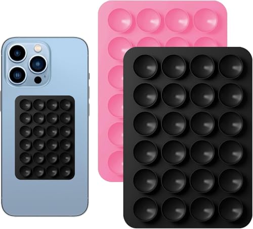 2 Stück Handy Saugnapf Halterung, Silikon Handyhalterung Saugnapf Handy Kleber Rückseite Saugnapf, Silikon Handyhüllen mit Saugnapf, Spiegel, Dusch-Handyhalterung, Tik-Tok-Videos und Selfies 2 Stück Handy Saugnapf Halterung, Silikon Handyhalterung Saugnapf Handy Kleber Rückseite Saugnapf, Silikon Handyhüllen mit Saugnapf, Spiegel, Dusch-Handyhalterung, Tik-Tok-Videos und Selfies von Hitburu