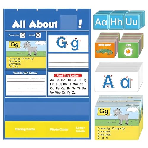 Hitburu Alphabet Taschentafel - Umfassende Alphabet-Lerntafel | Interaktives Übungstool für Buchstabenschreiben in Vorschule, Homeschooling & Klassenzimmer Hitburu Alphabet Taschentafel - Umfassende Alphabet-Lerntafel | Interaktives Übungstool für Buchstabenschreiben in Vorschule, Homeschooling & Klassenzimmer von Hitburu