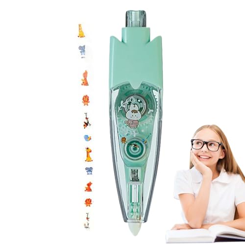 Hitburu Dekorative Stifte für Kinder, dekorative Bandstift, Fun Animal Fancy Pens Roller, Korrekturband Ästhetische Schreibwaren, Sammelalbus für Tagebuch, Journal, Karte, Partybevorzugungen Hitburu Dekorative Stifte für Kinder, dekorative Bandstift, Fun Animal Fancy Pens Roller, Korrekturband Ästhetische Schreibwaren, Sammelalbus für Tagebuch, Journal, Karte, Partybevorzugungen von Hitburu