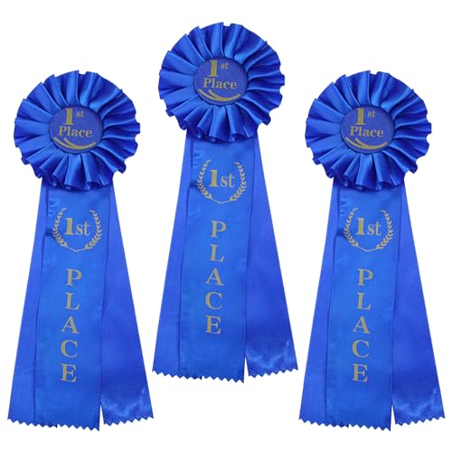 Hitefu 3 Packungen blaues Preisband mit Reset-Band für den Gewinner des Hauptpreises, Siegesband für Klassenzimmer, Wettbewerbe und Sportveranstaltungen Hitefu 3 Packungen blaues Preisband mit Reset-Band für den Gewinner des Hauptpreises, Siegesband für Klassenzimmer, Wettbewerbe und Sportveranstaltungen von Hitefu