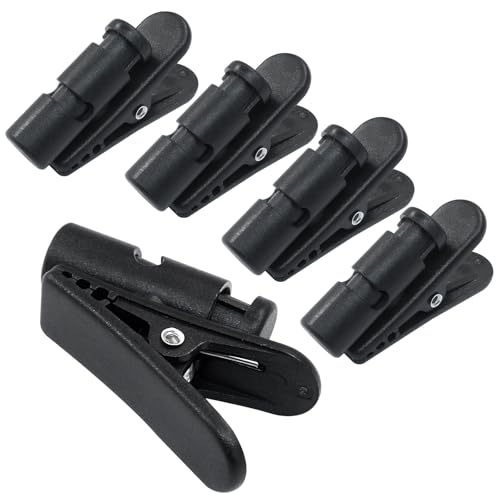 Hitefu Kopfhörerkabelklemme, langlebige Headset-Kabelklemme, kleine Ohrhörer-Clip für Handy-Kopfhörer, Broadcast-Mikrofon und kabellose Musik-Enthusiasten, 5 Stück von Hitefu