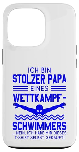 Stolzer Papa Wettkampfschwimmer Geschenk dunkelblau Hülle für iPhone 13 Pro Stolzer Papa Wettkampfschwimmer Geschenk dunkelblau Hülle für iPhone 13 Pro von Hito & Ece Family Love