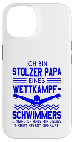 Stolzer Papa Wettkampfschwimmer Geschenk dunkelblau Hülle für iPhone 14 Stolzer Papa Wettkampfschwimmer Geschenk dunkelblau Hülle für iPhone 14 von Hito & Ece Family Love
