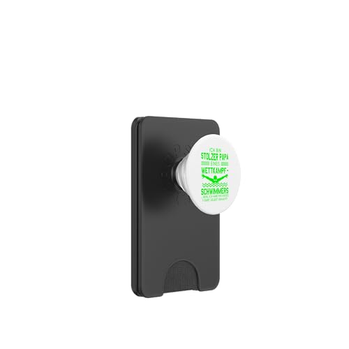 Stolzer Papa Wettkampfschwimmer Geschenk hellgrün voll PopSockets PopWallet für MagSafe Stolzer Papa Wettkampfschwimmer Geschenk hellgrün voll PopSockets PopWallet für MagSafe von Hito & Ece Family Love