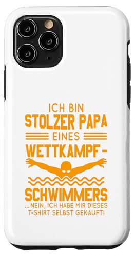 Stolzer Papa Wettkampfschwimmer Geschenk orange Hülle für iPhone 11 Pro Stolzer Papa Wettkampfschwimmer Geschenk orange Hülle für iPhone 11 Pro von Hito & Ece Family Love