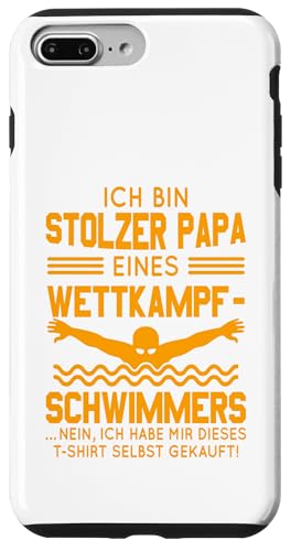 Stolzer Papa Wettkampfschwimmer Geschenk orange Hülle für iPhone 7 Plus/8 Plus Stolzer Papa Wettkampfschwimmer Geschenk orange Hülle für iPhone 7 Plus/8 Plus von Hito & Ece Family Love