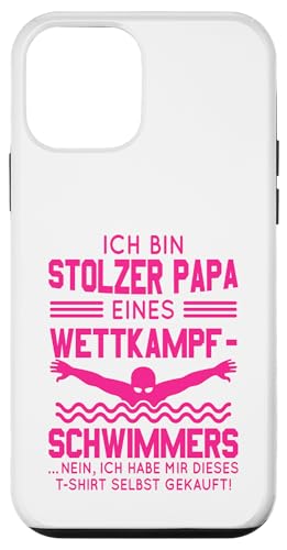 Stolzer Papa Wettkampfschwimmer Geschenk pink voll Hülle für iPhone 12 mini Stolzer Papa Wettkampfschwimmer Geschenk pink voll Hülle für iPhone 12 mini von Hito & Ece Family Love