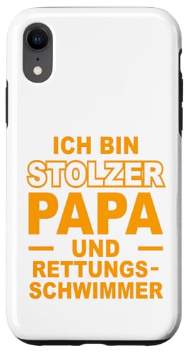 Stolzer Vater Rettungsschwimmer Statement Design für Väter Hülle für iPhone XR Stolzer Vater Rettungsschwimmer Statement Design für Väter Hülle für iPhone XR von Hito & Ece Family Love
