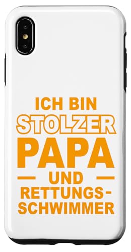 Stolzer Vater Rettungsschwimmer Statement Design für Väter Hülle für iPhone XS Max Stolzer Vater Rettungsschwimmer Statement Design für Väter Hülle für iPhone XS Max von Hito & Ece Family Love