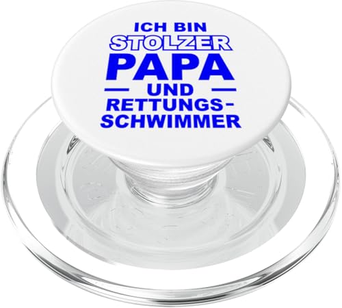 Stolzer Vater Rettungsschwimmer Statement Design für Väter PopSockets PopGrip für MagSafe Stolzer Vater Rettungsschwimmer Statement Design für Väter PopSockets PopGrip für MagSafe von Hito & Ece Family Love