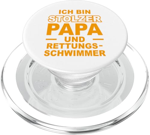 Stolzer Vater Rettungsschwimmer Statement Design für Väter PopSockets PopGrip für MagSafe Stolzer Vater Rettungsschwimmer Statement Design für Väter PopSockets PopGrip für MagSafe von Hito & Ece Family Love