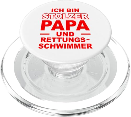 Stolzer Vater Rettungsschwimmer Statement Design für Väter PopSockets PopGrip für MagSafe Stolzer Vater Rettungsschwimmer Statement Design für Väter PopSockets PopGrip für MagSafe von Hito & Ece Family Love