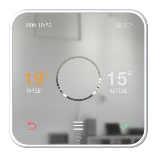 Hive Thermostat zum Heizen mit Hive Hub (Kombikessel) — Energiesparthermostat — zur Kennzeichnung des benötigten Heizkessels ist ein Kombikessel von Hive