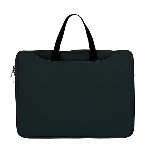 Hixingo Laptop-Handtasche für Frauen 13 14 15 Zoll Aktentasche, 3D Druckmuster Arbeitstasche Computer-Tasche Tragbare Bag Laptop-Schutzhülle Laptoptasche (15”,dunkelgrün) von Hixingo