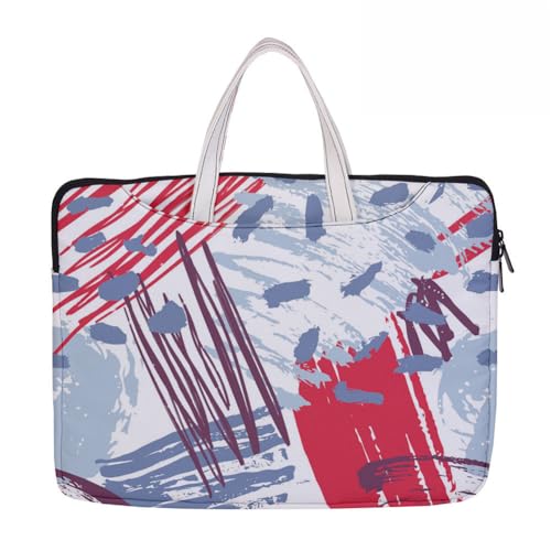 Hixingo Laptop-Handtasche für Frauen 13 14 15 Zoll Aktentasche 3D Druckmuster Arbeitstasche Computer-Tasche Tragbare Bag Laptop-Schutzhülle Laptoptasche (13”,Graffiti-Zeichnung 5) von Hixingo