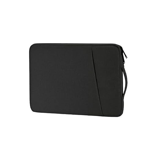 Hixingo Laptop-Handtasche für Frauen 13 14 15.6 Zoll Wasserdichtes Aktentasche Computer-Tasche Arbeitstasche Tragbare Bag Laptop-Schutzhülle Laptoptasche (14”,Geheimnisvolles Schwarz) von Hixingo