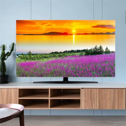 Hixingo TV Abdeckung Staubschutzhülle, 3D Landschaft Muster Schutzhülle Fernseher 32-80 Zoll TV Schutzhülle Fernsehabdeckung Fernseh Abdeckung Abdeckhaube für Fernseher (Sonnenuntergang,49-52inch) Hixingo TV Abdeckung Staubschutzhülle, 3D Landschaft Muster Schutzhülle Fernseher 32-80 Zoll TV Schutzhülle Fernsehabdeckung Fernseh Abdeckung Abdeckhaube für Fernseher (Sonnenuntergang,49-52inch) von Hixingo