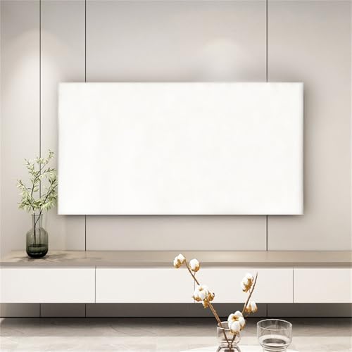 Hixingo TV Staubschutzhülle, Solide Farbe TV Abdeckung Staubschutzhülle TV Abdeckung Schutzhülle Fernseher Fernsehabdeckung TV Schutzhülle Multifunktional (32-39inch,Weiß) von Hixingo