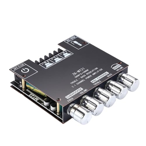 2.1 Channel Blue-Tooth Audio-Verstärkermodul, Subwoofer-AMP-Board, Drahtloses Soundmodul, Vielseitige Aux-Eingabe, Kompakt Und Tragbar, 9,3 Cm, Für Theaterlautsprecher von Hjatirace