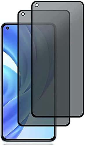 2 Stück Sichtschutz für Oppo Realme 7 5G - Anti-Spy Sichtschutzfolie 9H Härte, Anti-Spähen Privatsphäre Schutzfolie, Glas Folie Blickschutzfolie, Anti- Kratzer Displayschutzfolie von Hkess