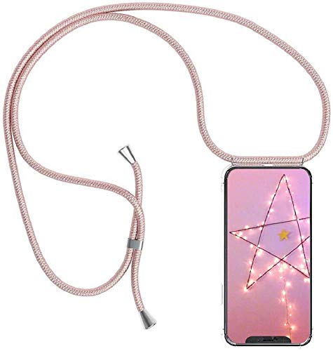 Handykette kompatibel mit OnePlus 7T Hülle Silikon - Handy Hülle mit Kordel zum Umhängen - Smartphone Necklace Hülle Transparent Silikon Handyhülle Case mit Kette zum umhängen Handykette kompatibel mit OnePlus 7T Hülle Silikon - Handy Hülle mit Kordel zum Umhängen - Smartphone Necklace Hülle Transparent Silikon Handyhülle Case mit Kette zum umhängen von Hkess