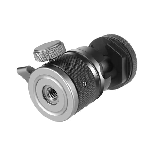 Hkfgdjdl Kugelkopf, Stativkopf mit Verriegelungsknopf, 360° drehbarer Kugelkopf-Kamera-Halterungsadapter, 1/4-Zoll-Schraube, 3/8-Gewindeloch Hkfgdjdl Kugelkopf, Stativkopf mit Verriegelungsknopf, 360° drehbarer Kugelkopf-Kamera-Halterungsadapter, 1/4-Zoll-Schraube, 3/8-Gewindeloch von Hkfgdjdl