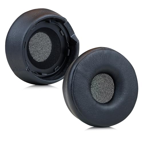 Hkfgdjdl Ohrpolster, 1 Paar Ohrpolster aus Proteinleder, Ohrpolster aus Memory-Schaum, Ohrenschützer für 55, 65, 75 Headsets von Hkfgdjdl
