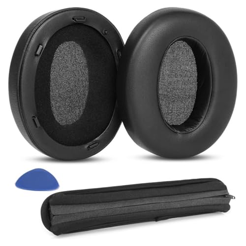 Hkfgdjdl Ohrpolster, 1 Set Ohrpolster, Stirnbänder für XB910N Over-Ear-Kopfhörer, elastische Schaumstoff-Ohrpolster, Ohrpolster, Schwämme von Hkfgdjdl