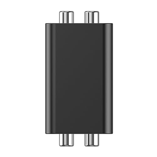 Hklshyd 1 Stück Erdungsschleifen-Rauschisolator, Rausch-Summenfilter, Rauschunterdrücker, Isolator, Audio für PC Hklshyd 1 Stück Erdungsschleifen-Rauschisolator, Rausch-Summenfilter, Rauschunterdrücker, Isolator, Audio für PC von Hklshyd