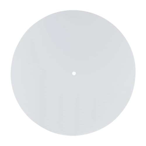 Hklshyd Acryl-Plattenspielermatte Reduziert Statische Aufladung, Staubgeräusche, Schallplattenteller-Slipmat für 12-Plattenspieler, von Hklshyd