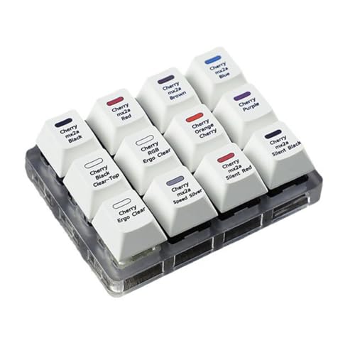 Hklshyd Cherry MX2A Tastatur Schalter Tester 12-Tasten Mechanischer Tastatur Muster Schalter Test Werkzeug für Mechanische Tastatur Hklshyd Cherry MX2A Tastatur Schalter Tester 12-Tasten Mechanischer Tastatur Muster Schalter Test Werkzeug für Mechanische Tastatur von Hklshyd