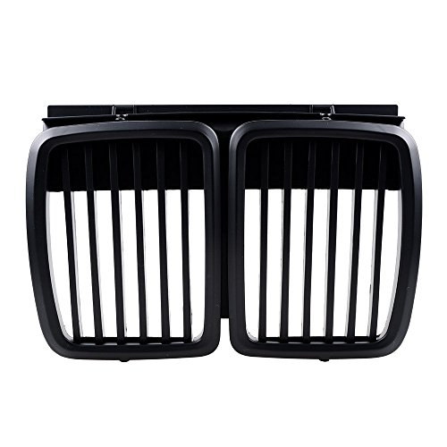 Hklshyd Front Grill für E30 3-Serie M3 Front Hauben Grill Matt Schwarz 1982-1994 von Hklshyd