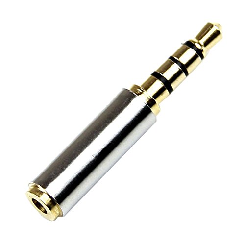 Hklshyd Golden 3.5mm maennlich bis 2,5mm weiblich Stecker Stereo Audio Kopfhoerer Buchse Adapter Konverter Hklshyd Golden 3.5mm maennlich bis 2,5mm weiblich Stecker Stereo Audio Kopfhoerer Buchse Adapter Konverter von Hklshyd