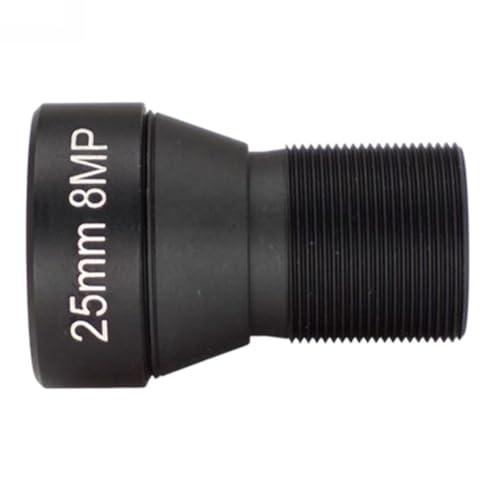 Hklshyd HD 4K 8MP CCTV-Objektiv 25 mm M12-Halterung, Geringe Verzerrung, Blende F1.6-Format, 1/1,8-Objektiv Nur für Action-Kamera Hklshyd HD 4K 8MP CCTV-Objektiv 25 mm M12-Halterung, Geringe Verzerrung, Blende F1.6-Format, 1/1,8-Objektiv Nur für Action-Kamera von Hklshyd