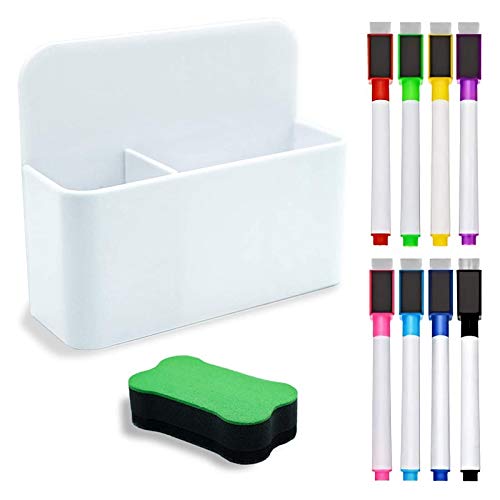 Hklshyd Magnetischer Trocken LöSch Marker Halter, Magnetischer Markierungs Halter für Whiteboard, 8 Teilige Magnetische Trocken LöSch Marker Hklshyd Magnetischer Trocken LöSch Marker Halter, Magnetischer Markierungs Halter für Whiteboard, 8 Teilige Magnetische Trocken LöSch Marker von Hklshyd