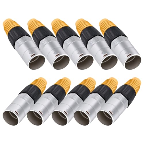 Hklshyd RJ45 Wasserdichter Panel-Anschluss, Cat5e-Ethernet-Buchse für Industrielles Heimnetzwerk 10 Stück Hklshyd RJ45 Wasserdichter Panel-Anschluss, Cat5e-Ethernet-Buchse für Industrielles Heimnetzwerk 10 Stück von Hklshyd