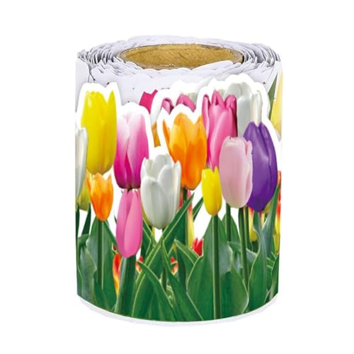 Hklshyd Tulpenblumenbordüre, 65,6 Fuß, Florale Bulletin-Bordüre, Passend für Schule, Klassenzimmer, Tafel, Kreidetafel-Dekoration, 1 Rolle Hklshyd Tulpenblumenbordüre, 65,6 Fuß, Florale Bulletin-Bordüre, Passend für Schule, Klassenzimmer, Tafel, Kreidetafel-Dekoration, 1 Rolle von Hklshyd