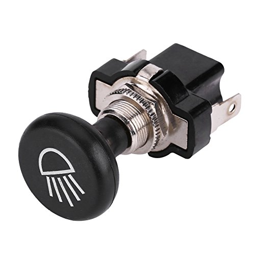 Hlyjoon Push Pull Scheinwerferschalter 12V Auto Scheinwerfer Ziehen Schalter Kfz Scheinwerfer Push Pull Lichtschalter Drücken Kippschalter für Golfwagen Clubwagen EZGO von Hlyjoon