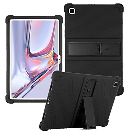 HminSen Schutzhülle für Samsung Galaxy Tab A7 10.4 Hülle 2020, leicht, stoßfest, Silikon, Ständer, Kinderschutzhülle für Samsung Galaxy Tab A7 10.4 Zoll SM-T500/T505/T507 Tablet (schwarz) von HminSen