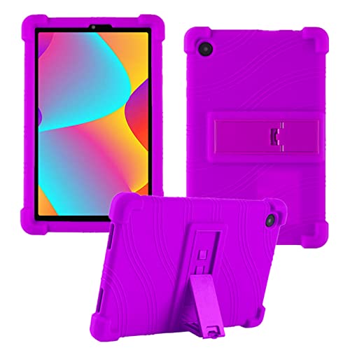 HminSen Schutzhülle für TCL Tab 8 LE Modell 9137W/für TCL Tab 8 WiFi Modell 9132X Tablet-Hülle, kinderfreundliche, schützende Silikon-Schutzhülle mit verstellbarem Ständer für TCL Tab 8 LE/Tab 8 WiFi von HminSen