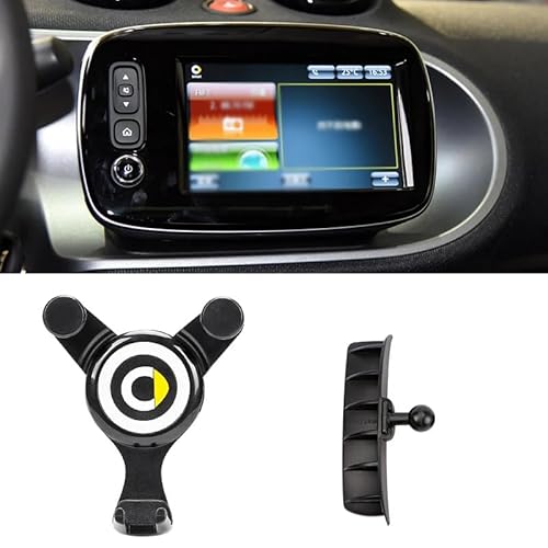 Handyhalterung Auto für Smart Fortwo Forfour Roadster 450 451 453, Lüftung Kfz Handyhalterung Autohalterung Handy 360° Drehbar Auto Handyhalter Auto Zubehör,453 Navigation von HoLiv