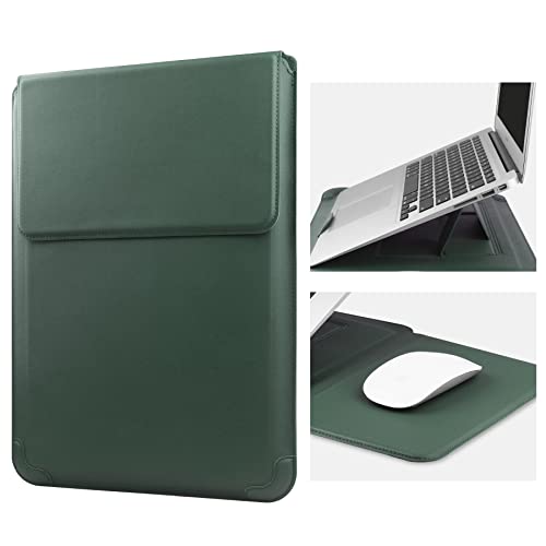 HoYiXi 15 16 Zoll Laptop Hülle Tasche Kompatibel mit MacBook Pro 16 2021 & 2019/ASUS Vivobook 15/Huawei MateBook D15/HP 15.6" PC/MacBook Pro 15/Surface Laptop 3/Dell Acer Lenovo 15'' PC, Grün von HoYiXi