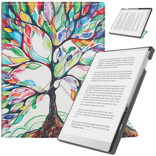 HoYiXi Hülle für Remarkable Paper Pro 11.8” (2024 veröffentlichtes)-mit stabilem Klappständer und Stifttasche,fit Remarkable Paper Tablet with 11.8” Color Display,Auto Sleep/Wake,Baum von HoYiXi