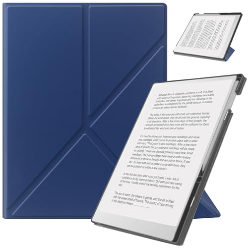 HoYiXi Hülle für Remarkable Paper Pro 11.8” (2024 veröffentlichtes)-mit stabilem Klappständer und Stifttasche,fit Remarkable Paper Tablet with 11.8” Color Display,Auto Sleep/Wake,Blue von HoYiXi