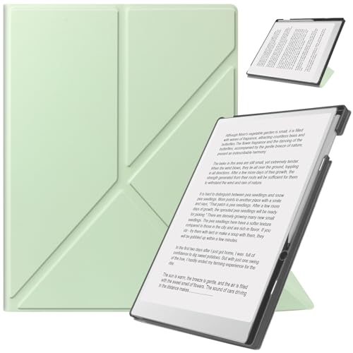 HoYiXi Hülle für Remarkable Paper Pro 11.8” (2024 veröffentlichtes)-mit stabilem Klappständer und Stifttasche,fit Remarkable Paper Tablet with 11.8” Color Display,Auto Sleep/Wake,Grün von HoYiXi