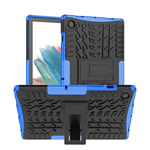HoYiXi Hülle für Samsung Galaxy Tab A8 10.5 Zoll 2021 SM-X205/SM-X200 Kinder Stoßfeste Doppelte Cover Case mit Ständer Anti-Drop Schutzhülle für Samsung Galaxy Tab A8 10.5'' 2021 – blau von HoYiXi