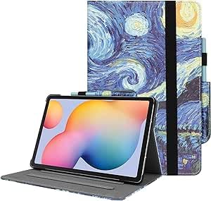 HoYiXi Schutzhülle für Samsung Galaxy Tab S6 Lite 10,4 Zoll 2022/2020, ultradünn, PU-Leder, mit Standfunktion, Tablet-Hülle für Samsung Tab S6 Lite 10.4 2022/2020 SM-P613/P619/P610/P615 (Sternennacht) von HoYiXi
