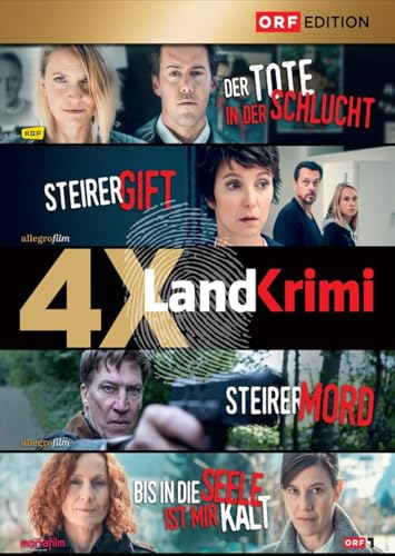 Landkrimi-Set 10: Steirergift - Steirermord - Bis in die Seele ist mir kalt - Der tote in der Schlucht [4-DVD] von Hoanzl (Hoanzl)