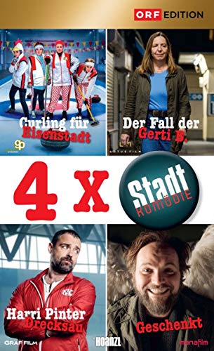 Stadtkomödien-Set 2: Curling für Eisenstadt / Der Fall der Gerti B. / Harri Pinter, Drecksau / Geschenkt [4 DVDs] von Hoanzl