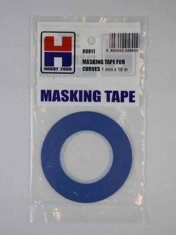 Masking Tape For Curves - 1 mm x 18 m von Hobby 2000